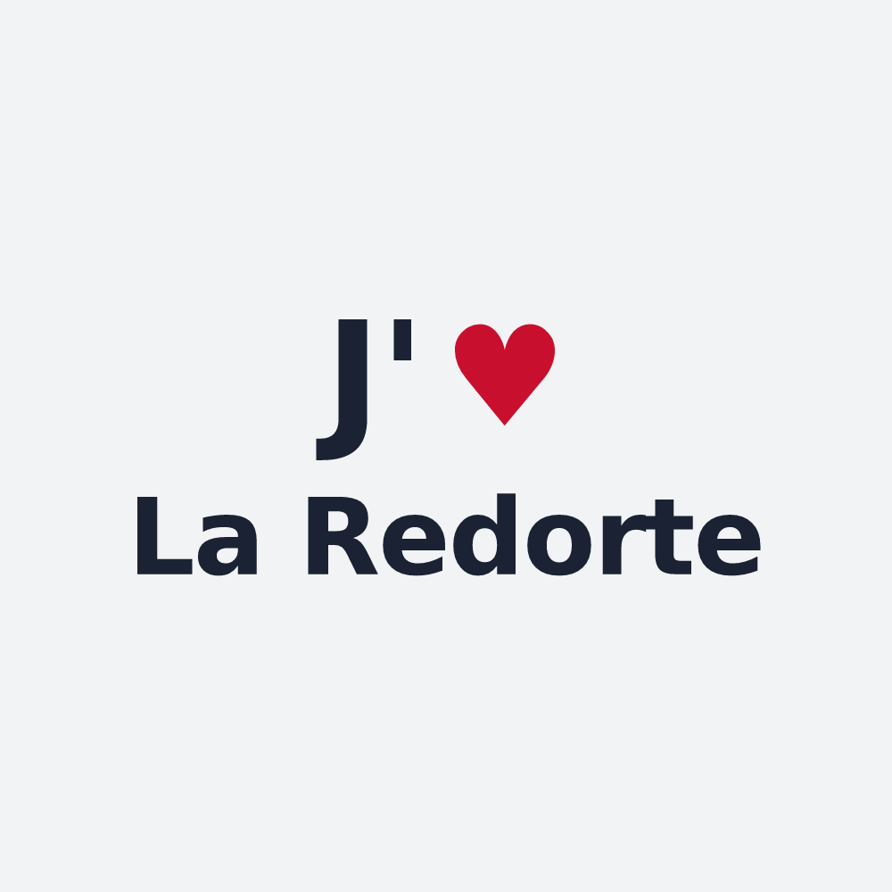 Poster personnalisé La Redorte — design J'aime La Redorte
