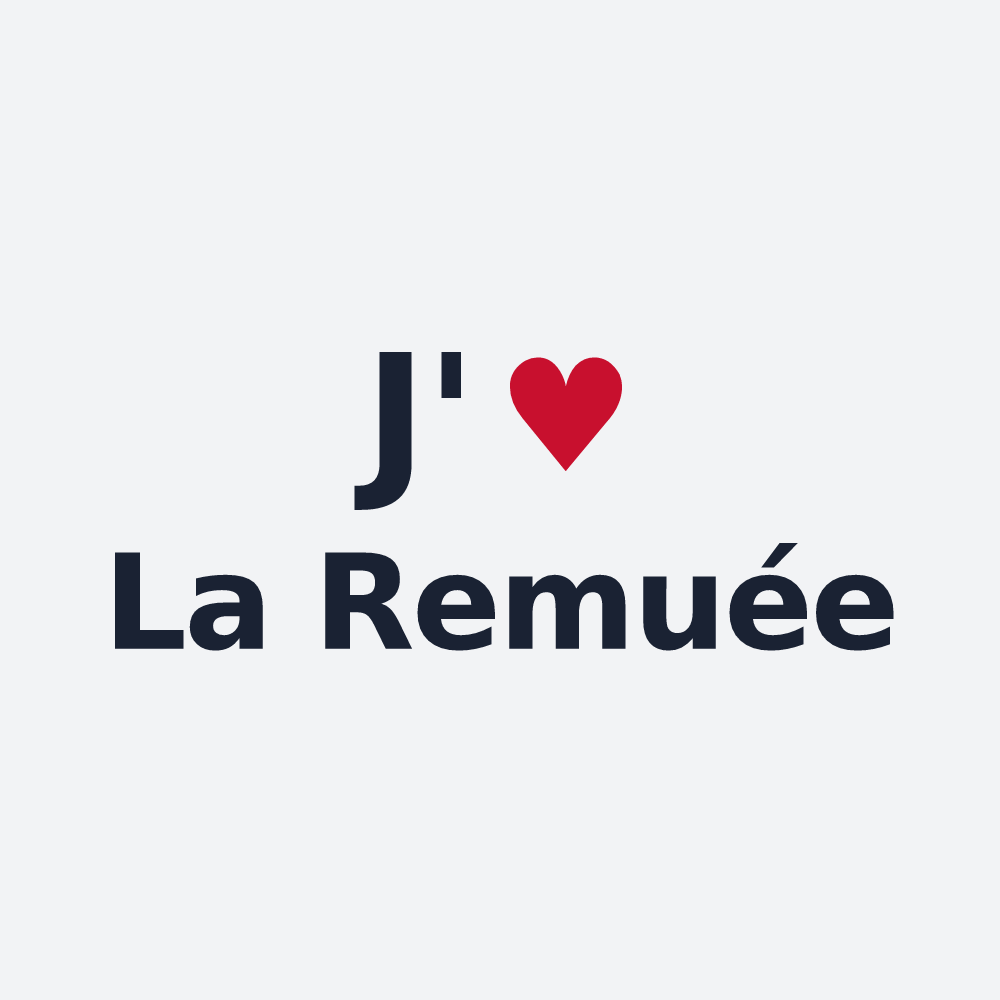 Poster personnalisé La Remuée — design J'aime La Remuée