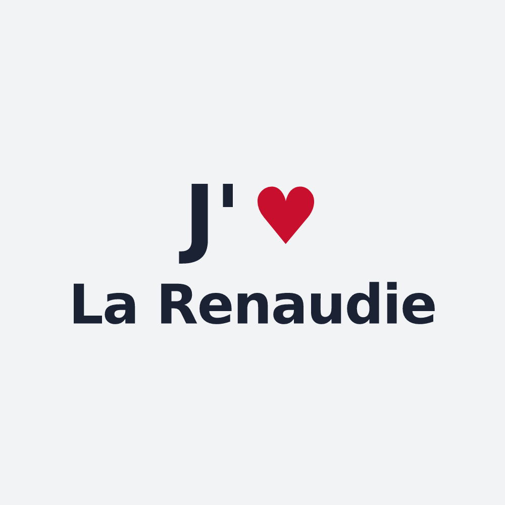 Poster personnalisé La Renaudie — design J'aime La Renaudie