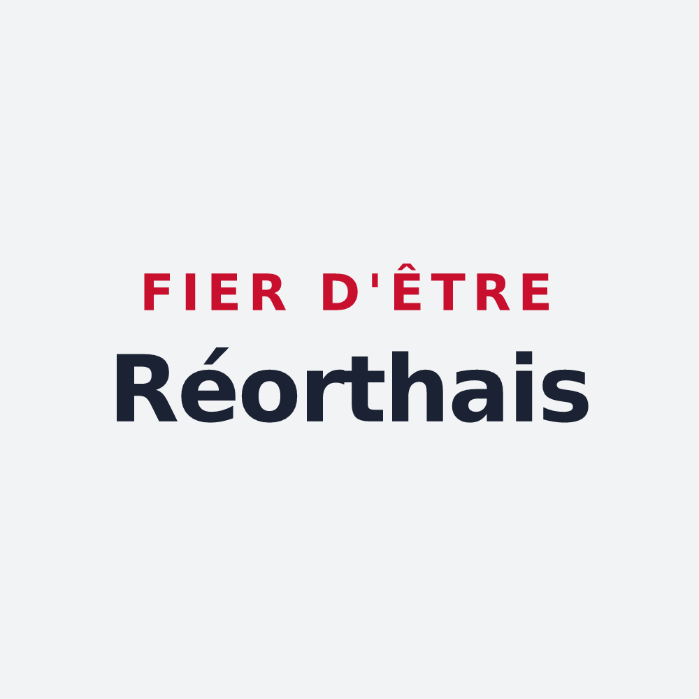 Poster « Fier d'être Réorthais » — design pour La Réorthe