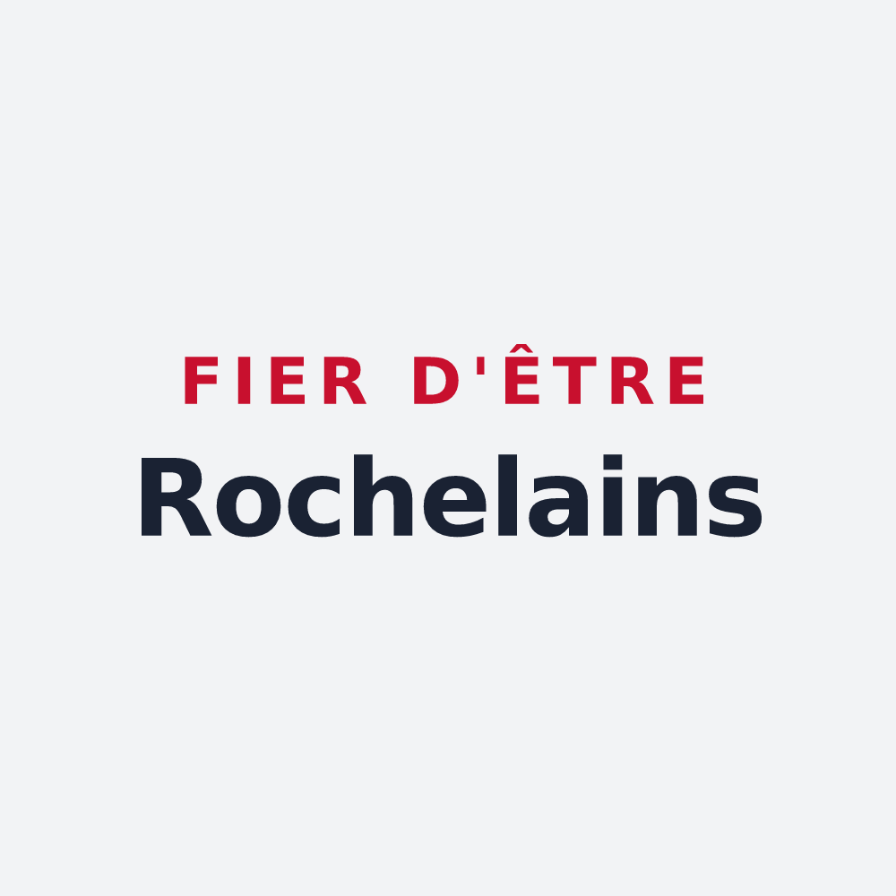 Poster « Fier d'être Rochelains » — design pour La Roche-de-Glun