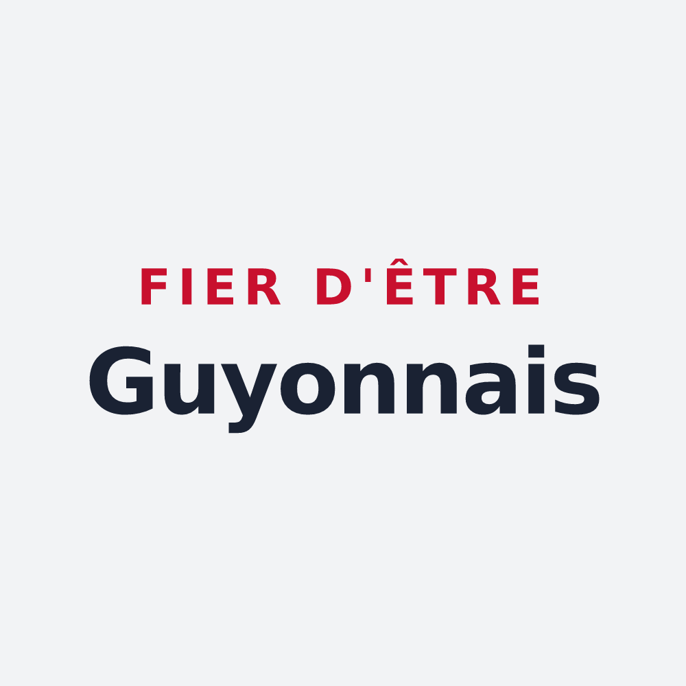Poster « Fier d'être Guyonnais » — design pour La Roche-Guyon