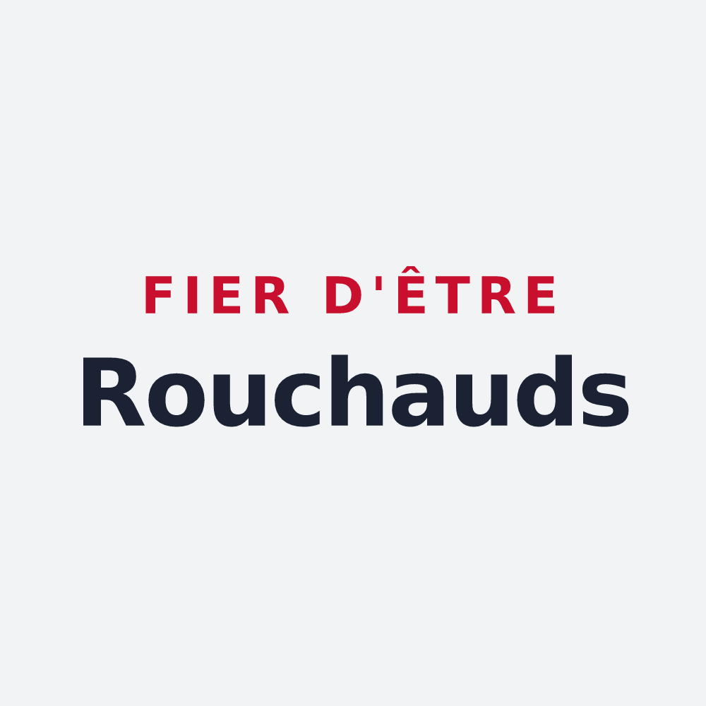 Poster « Fier d'être Rouchauds » — design pour La Roche-l'Abeille