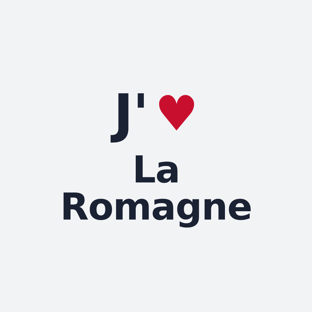 Poster personnalisé La Romagne — design J'aime La Romagne