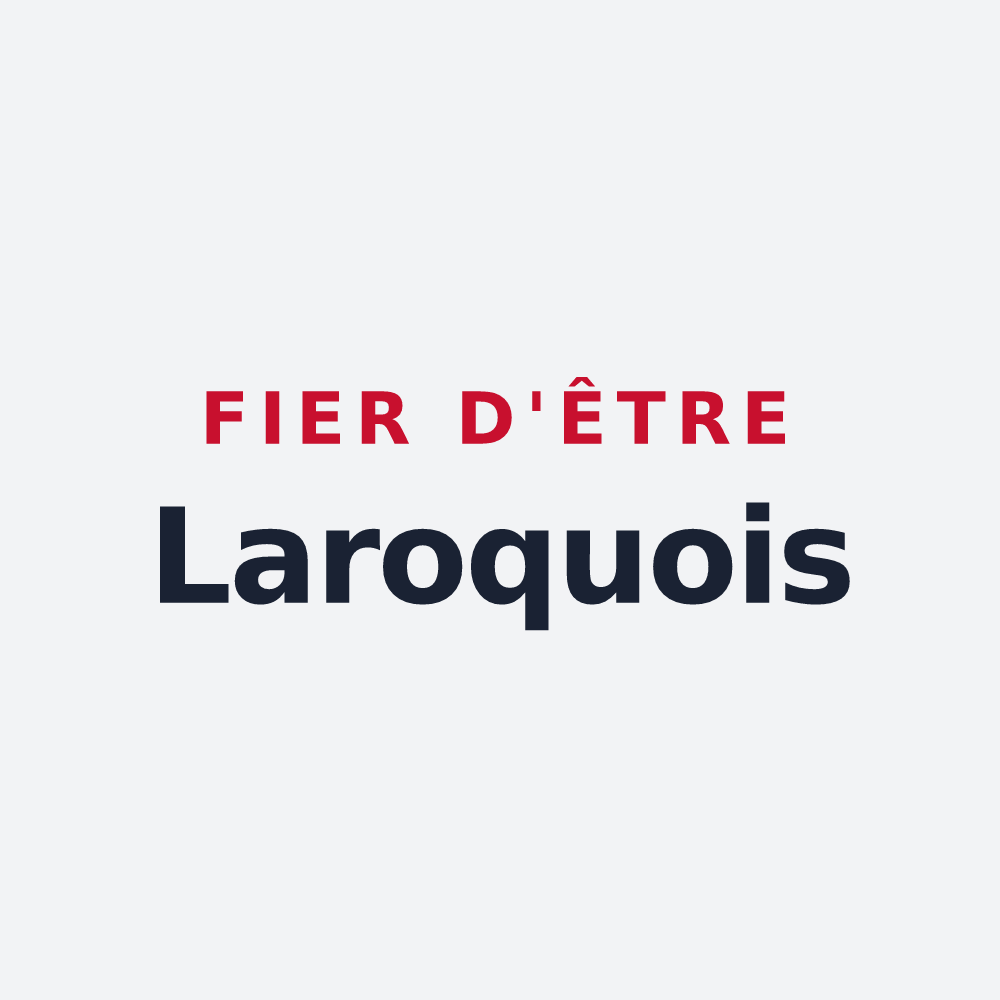 Poster « Fier d'être Laroquois » — design pour La Roque-Gageac