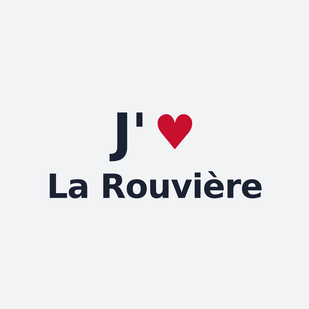 Poster personnalisé La Rouvière — design J'aime La Rouvière