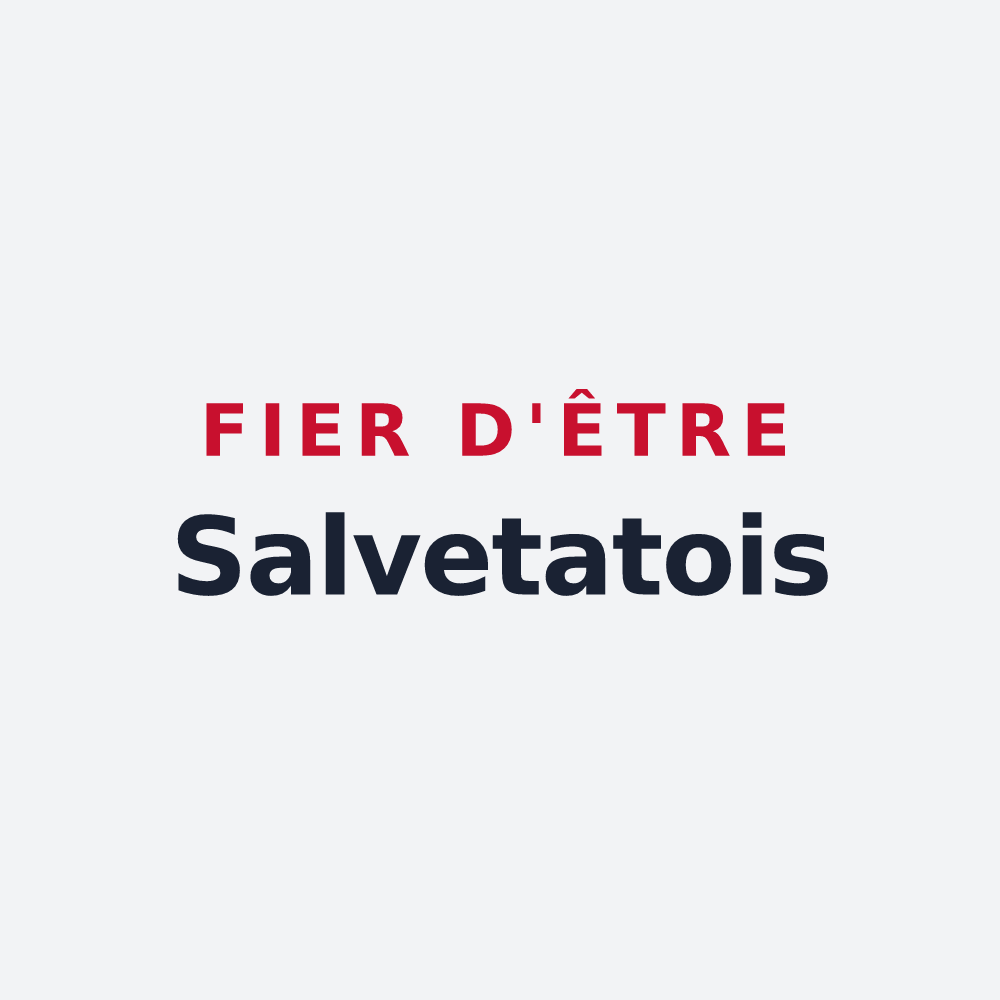 Poster « Fier d'être Salvetatois » — design pour La Salvetat-Peyralès