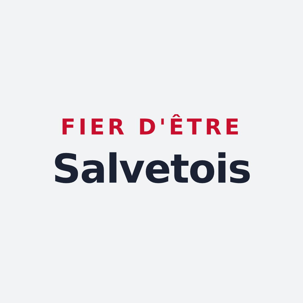 Poster « Fier d'être Salvetois » — design pour La Salvetat-sur-Agout