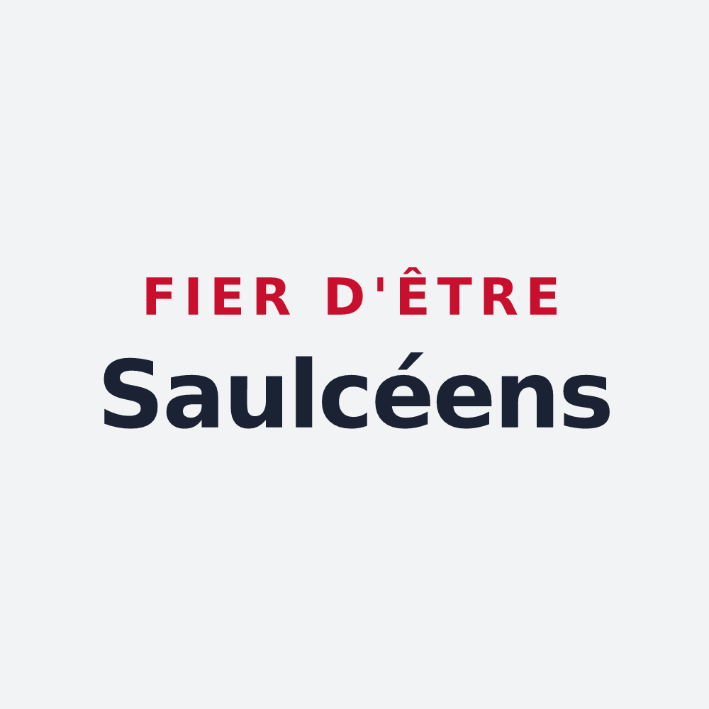 Poster « Fier d'être Saulcéens » — design pour La Saussaye