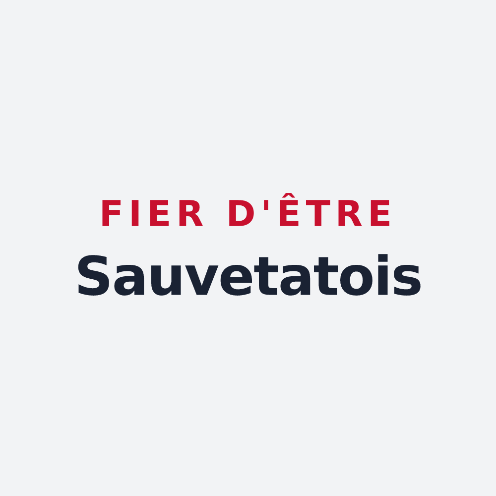 Poster « Fier d'être Sauvetatois » — design pour La Sauvetat
