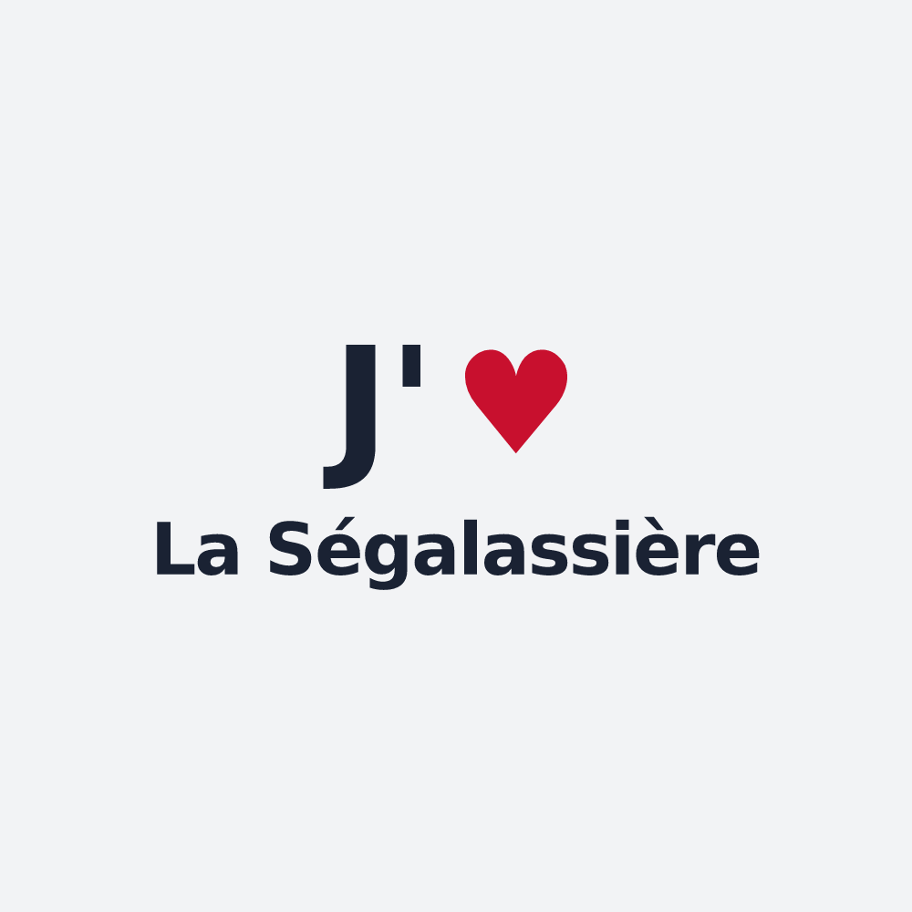 Poster personnalisé La Ségalassière — design J'aime La Ségalassière
