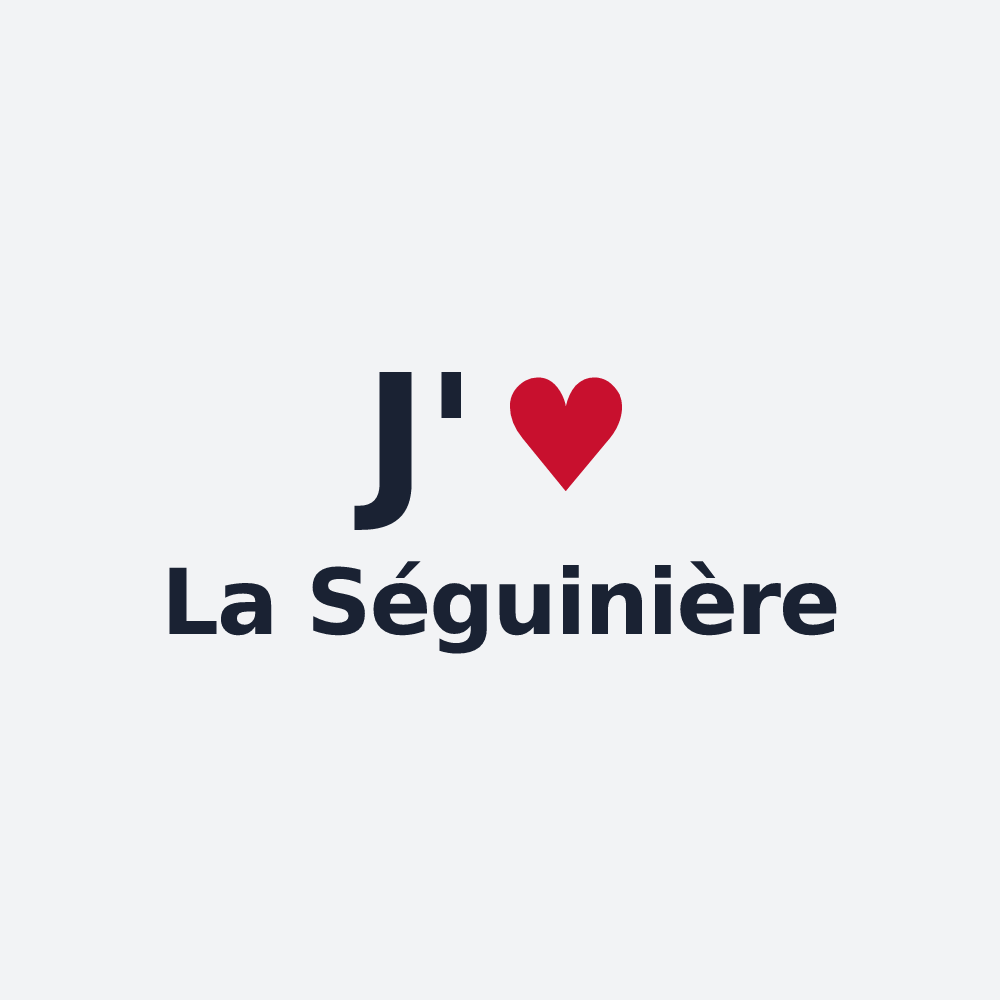 Poster personnalisé La Séguinière — design J'aime La Séguinière