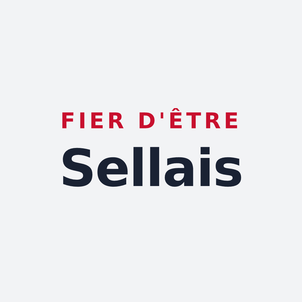 Poster « Fier d'être Sellais » — design pour La Selle-Guerchaise