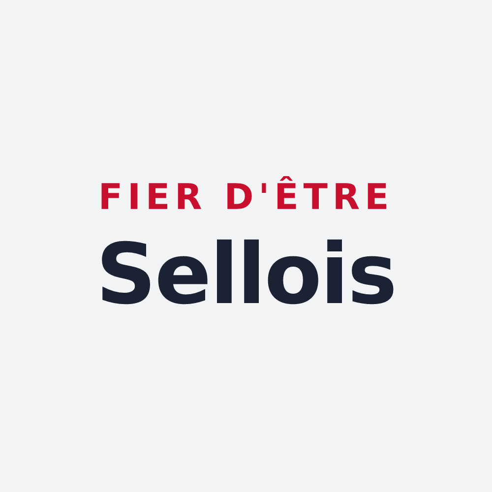 Poster « Fier d'être Sellois » — design pour La Selle-la-Forge
