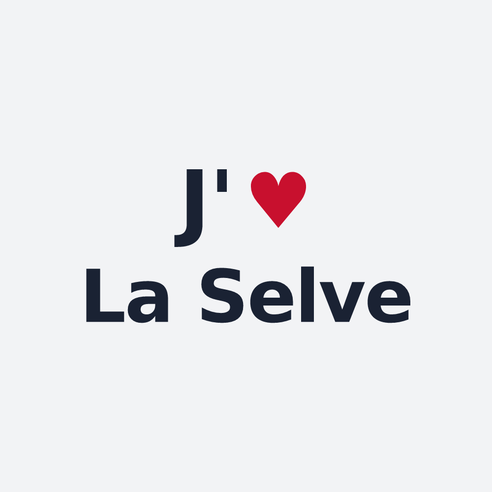 Poster personnalisé La Selve — design J'aime La Selve