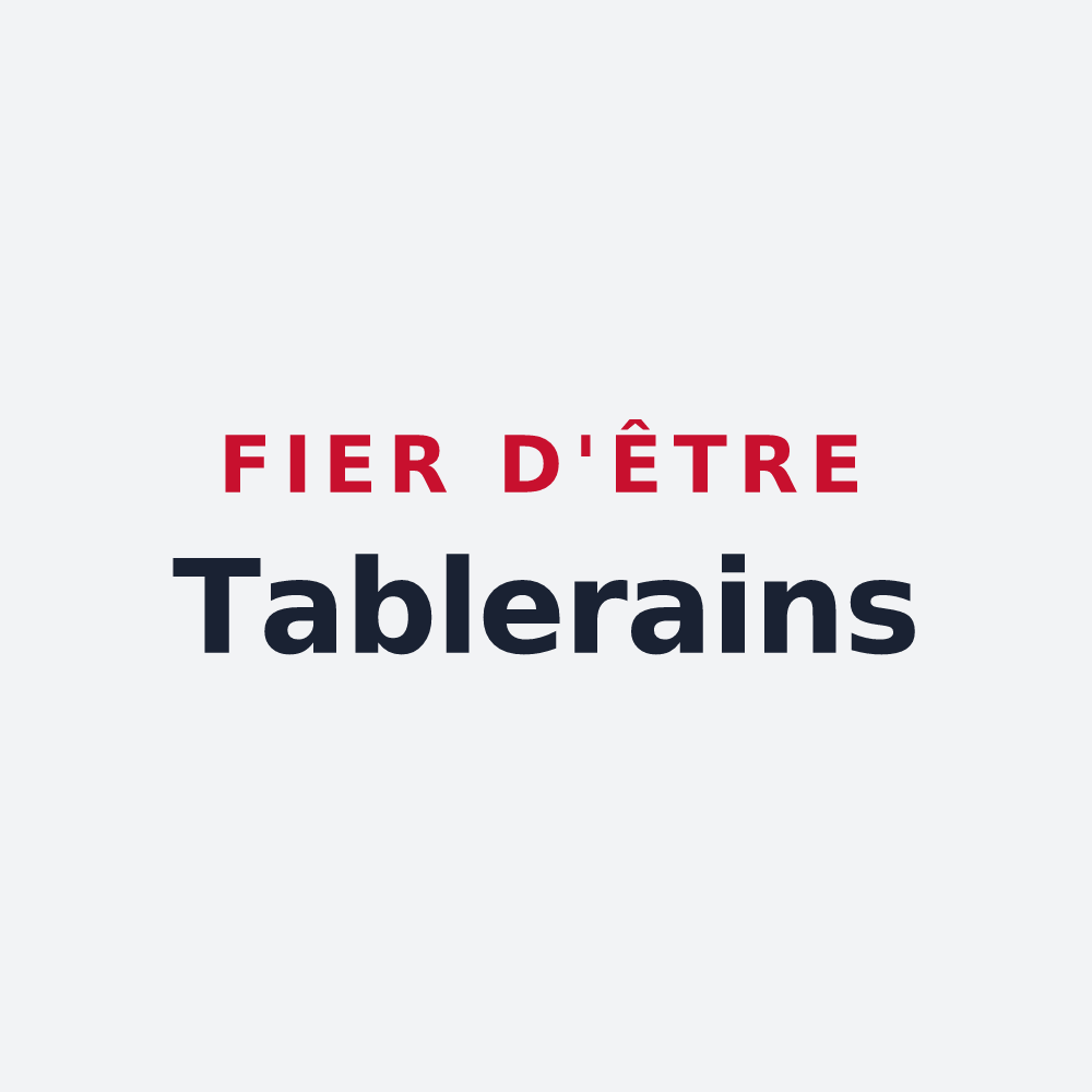 Poster « Fier d'être Tablerains » — design pour La Table