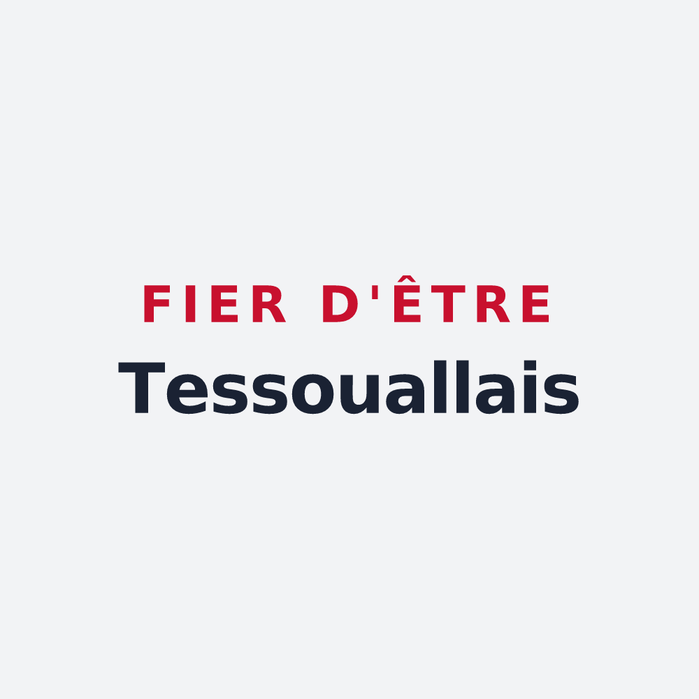 Poster « Fier d'être Tessouallais » — design pour La Tessoualle