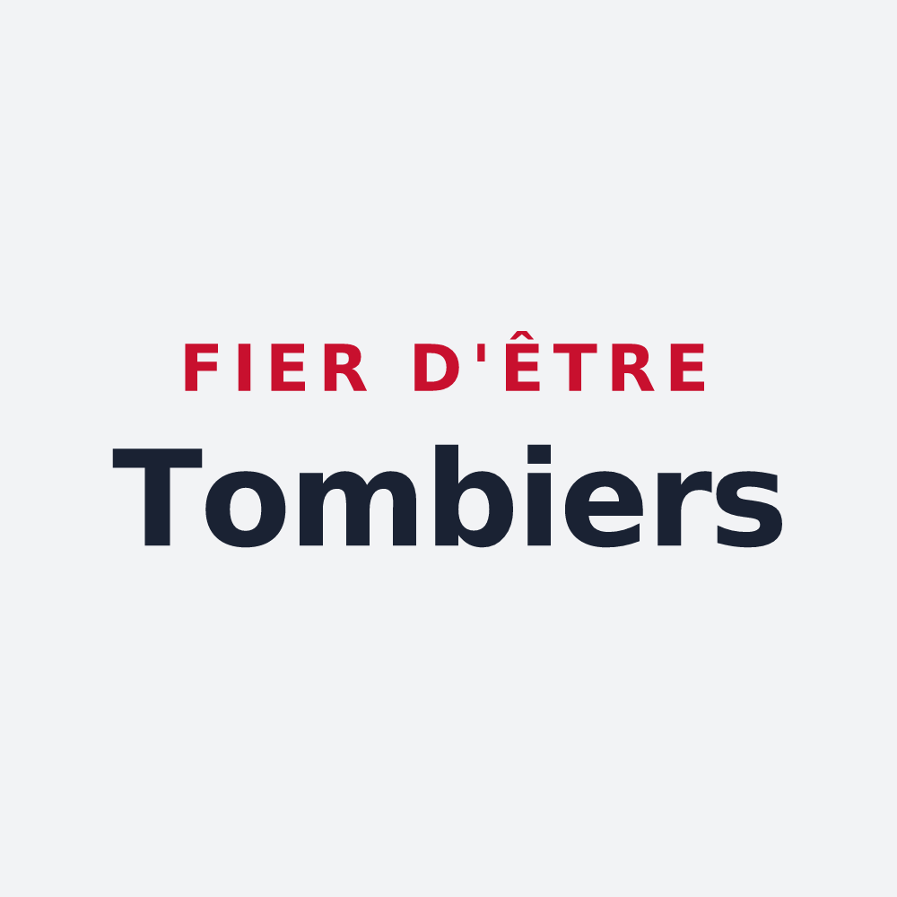 Poster « Fier d'être Tombiers » — design pour La Tombe