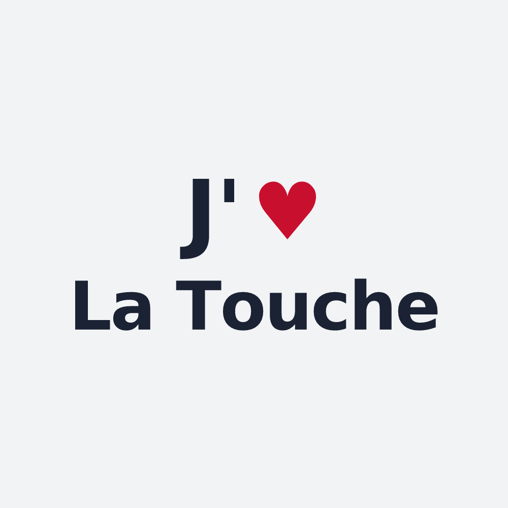 Poster personnalisé La Touche — design J'aime La Touche