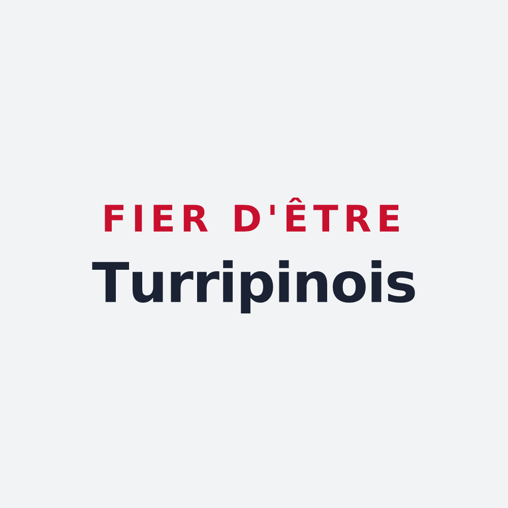 Poster « Fier d'être Turripinois » — design pour La Tour-du-Pin