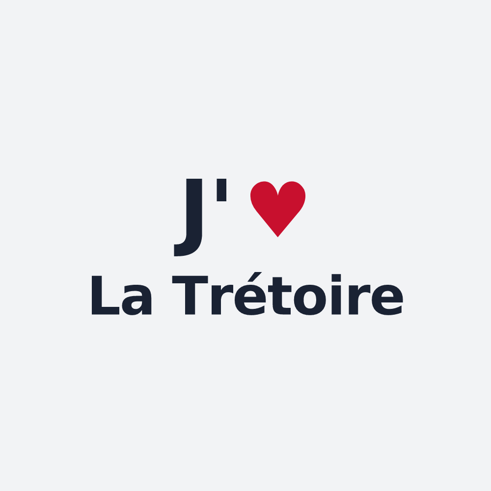 Poster personnalisé La Trétoire — design J'aime La Trétoire