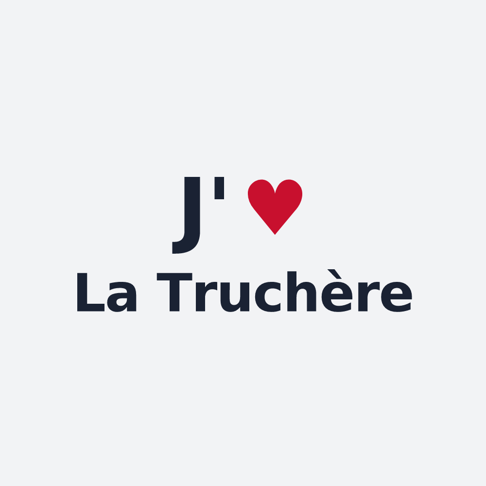 Poster personnalisé La Truchère — design J'aime La Truchère