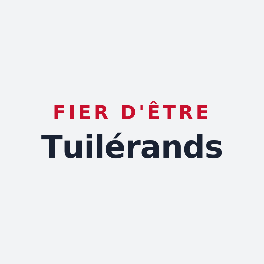 Poster « Fier d'être Tuilérands » — design pour La Tuilière