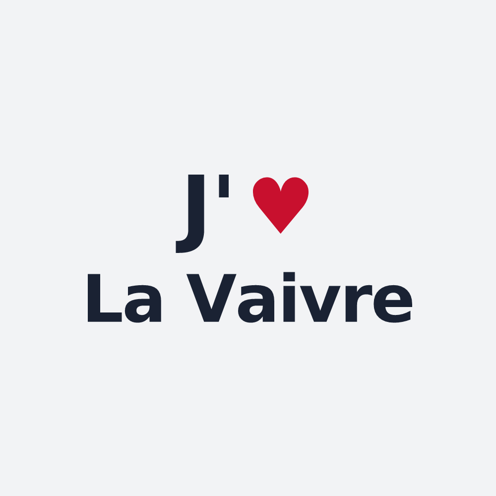 Poster personnalisé La Vaivre — design J'aime La Vaivre