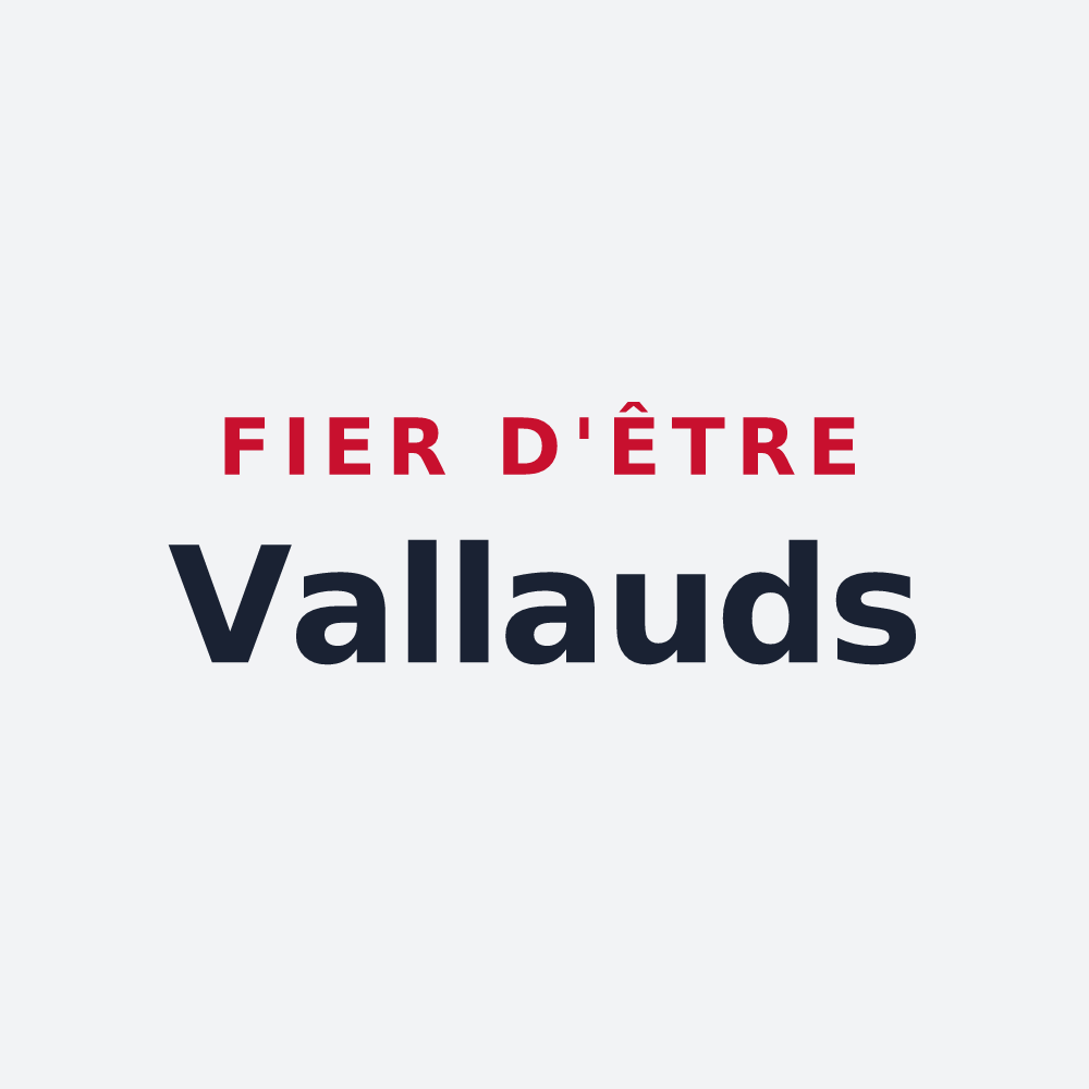 Poster « Fier d'être Vallauds » — design pour La Valla-en-Gier