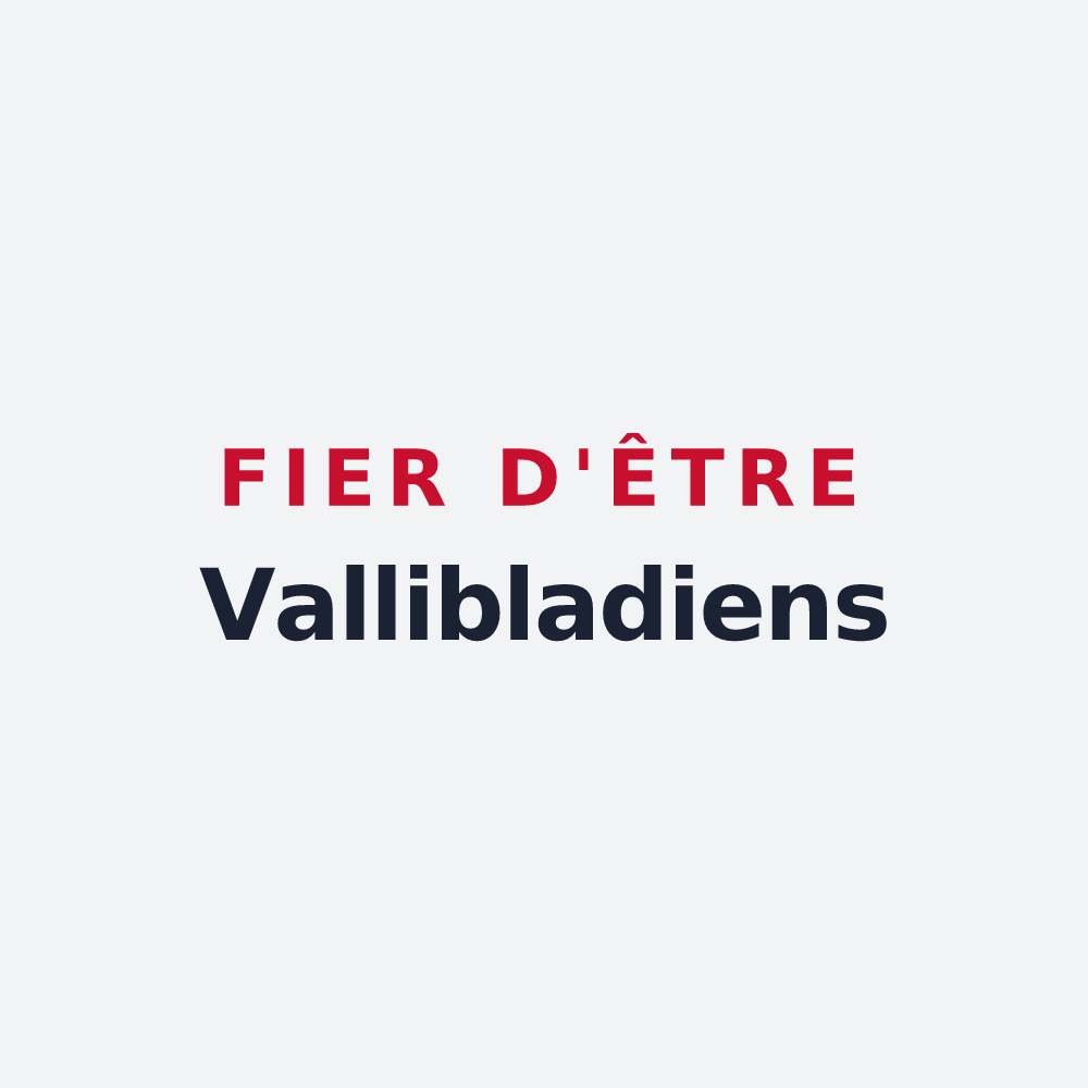 Poster « Fier d'être Vallibladiens » — design pour La Vallée-au-Blé