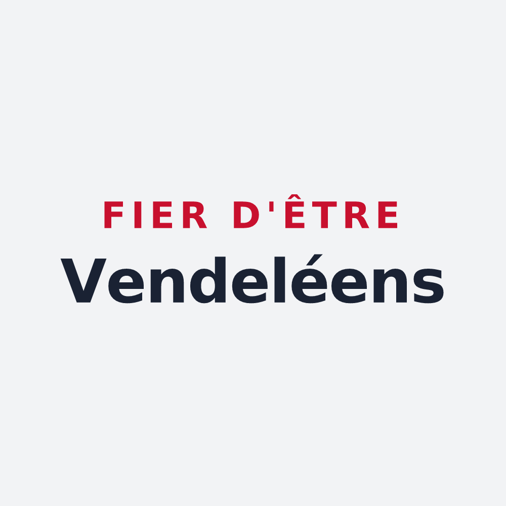 Poster « Fier d'être Vendeléens » — design pour La Vendelée