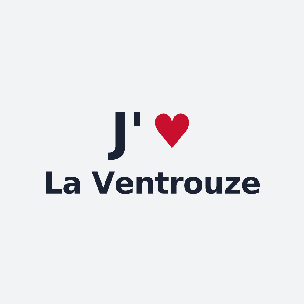 Poster personnalisé La Ventrouze — design J'aime La Ventrouze