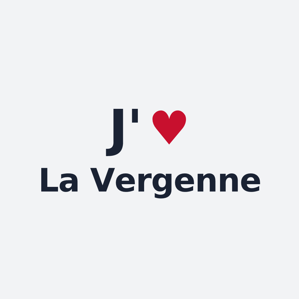 Poster personnalisé La Vergenne — design J'aime La Vergenne