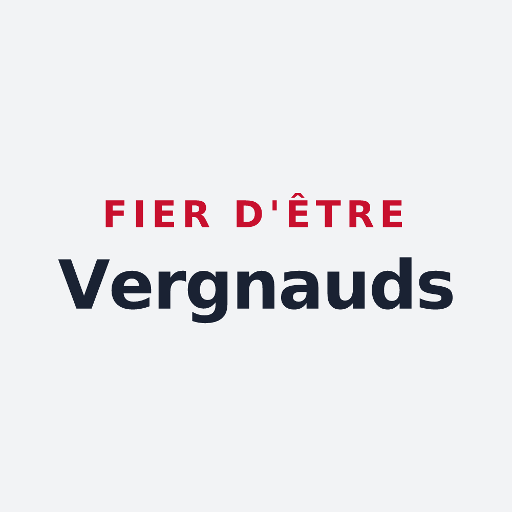 Poster « Fier d'être Vergnauds » — design pour La Vergne