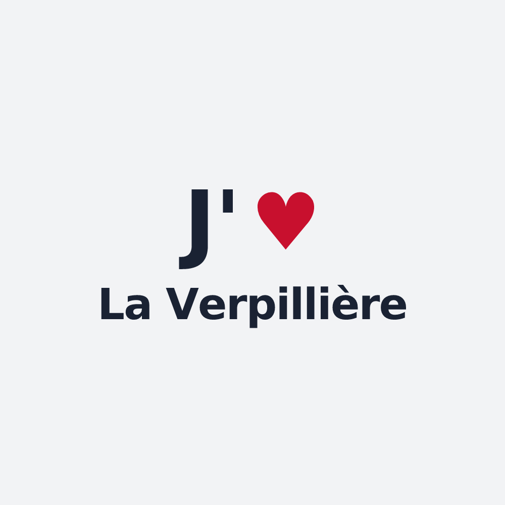 Poster personnalisé La Verpillière — design J'aime La Verpillière