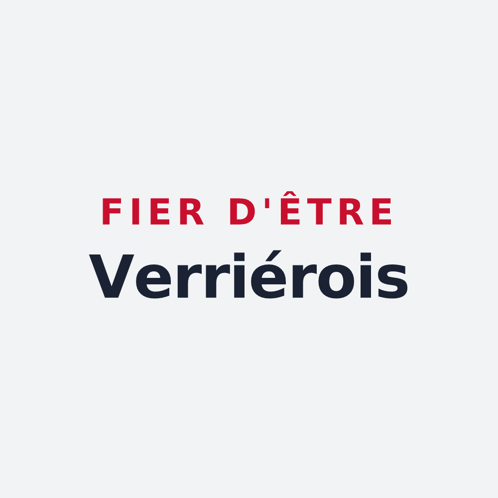 Poster « Fier d'être Verriérois » — design pour La Verrière