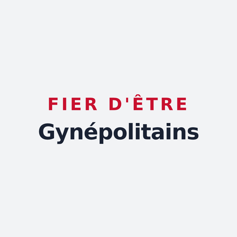 Poster « Fier d'être Gynépolitains » — design pour La Ville-aux-Dames