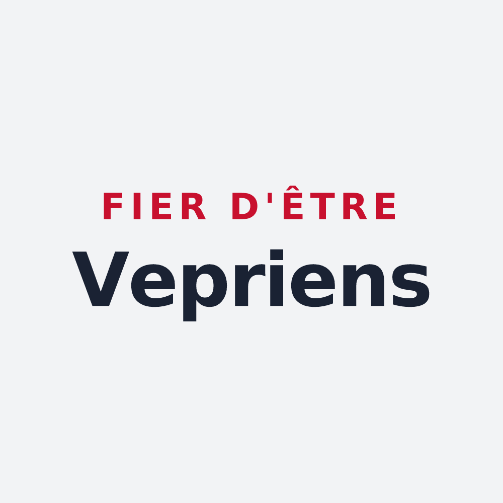 Poster « Fier d'être Vepriens » — design pour La Voivre