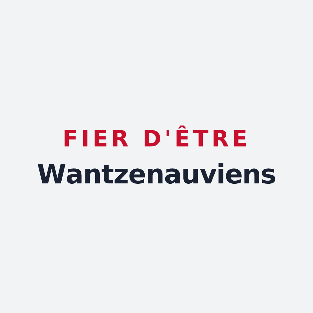 Poster « Fier d'être Wantzenauviens » — design pour La Wantzenau