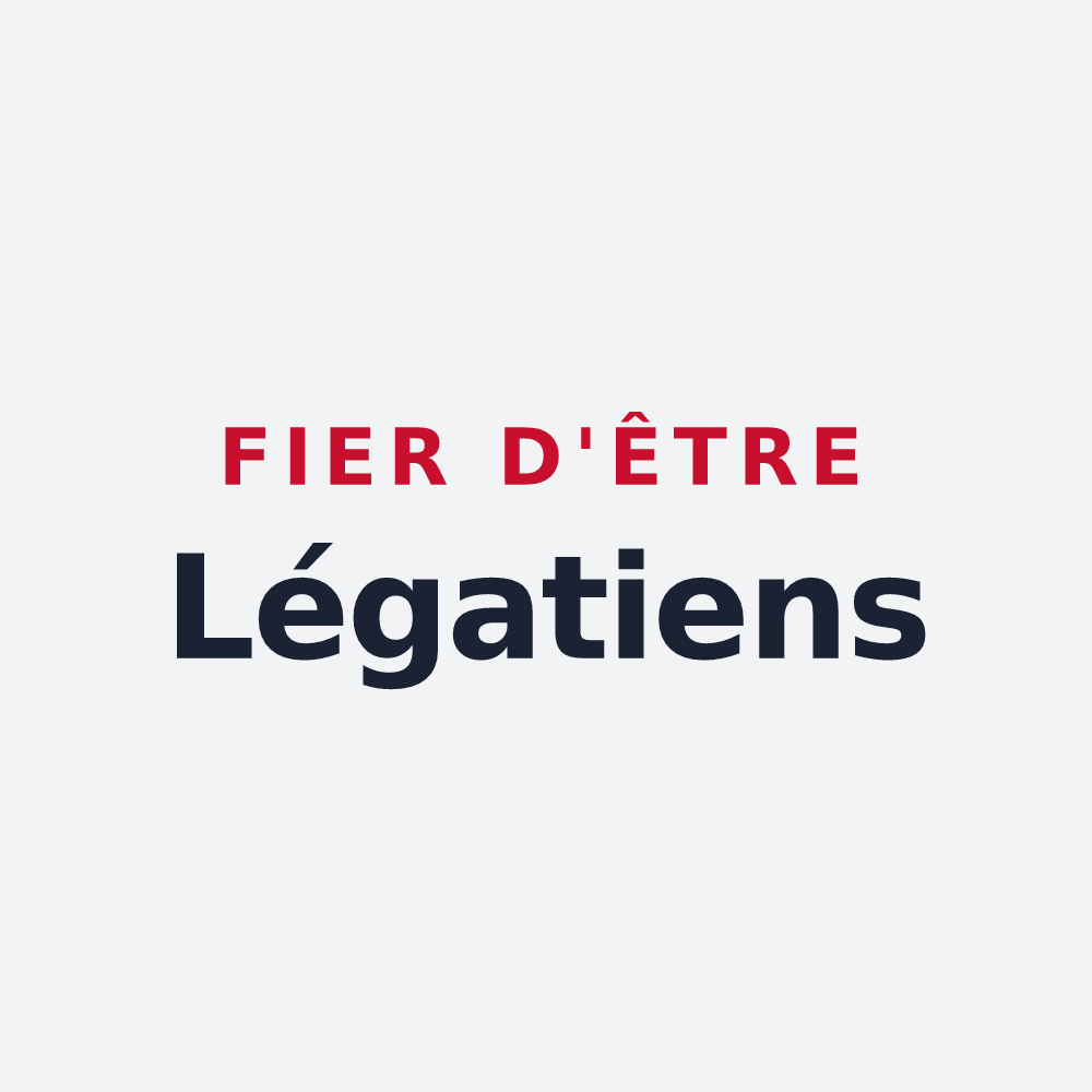 Poster « Fier d'être Légatiens » — design pour Laas
