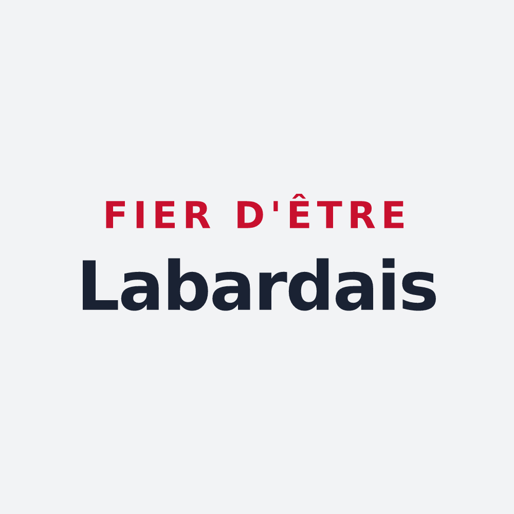 Poster « Fier d'être Labardais » — design pour Labarde