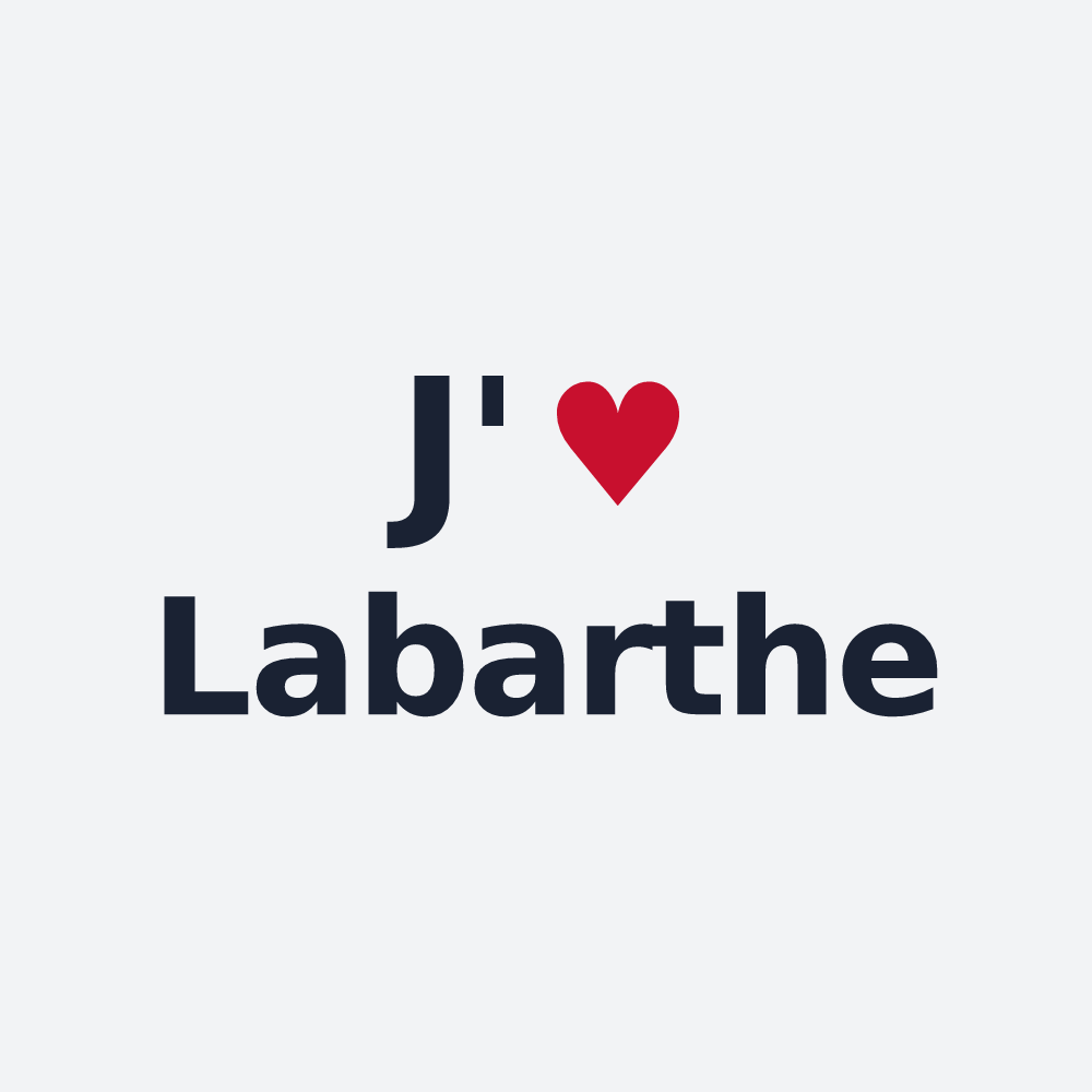 Poster personnalisé Labarthe — design J'aime Labarthe