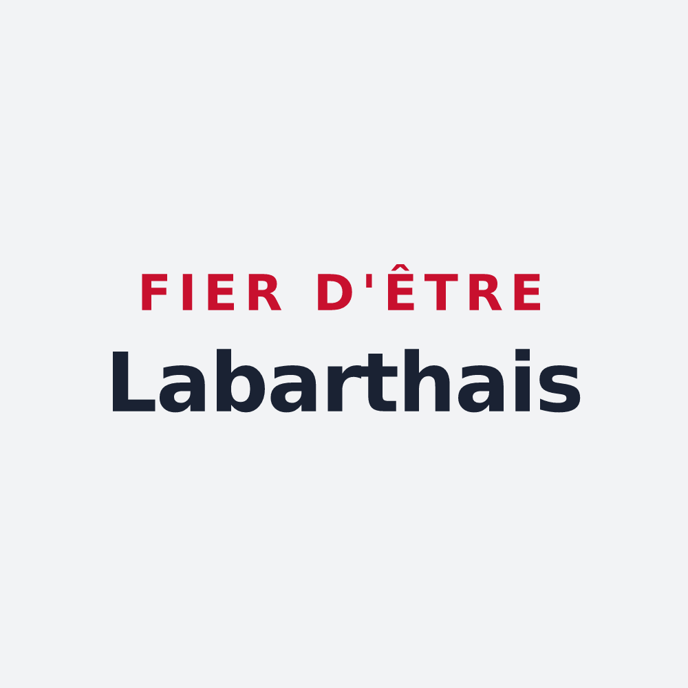 Poster « Fier d'être Labarthais » — design pour Labarthe