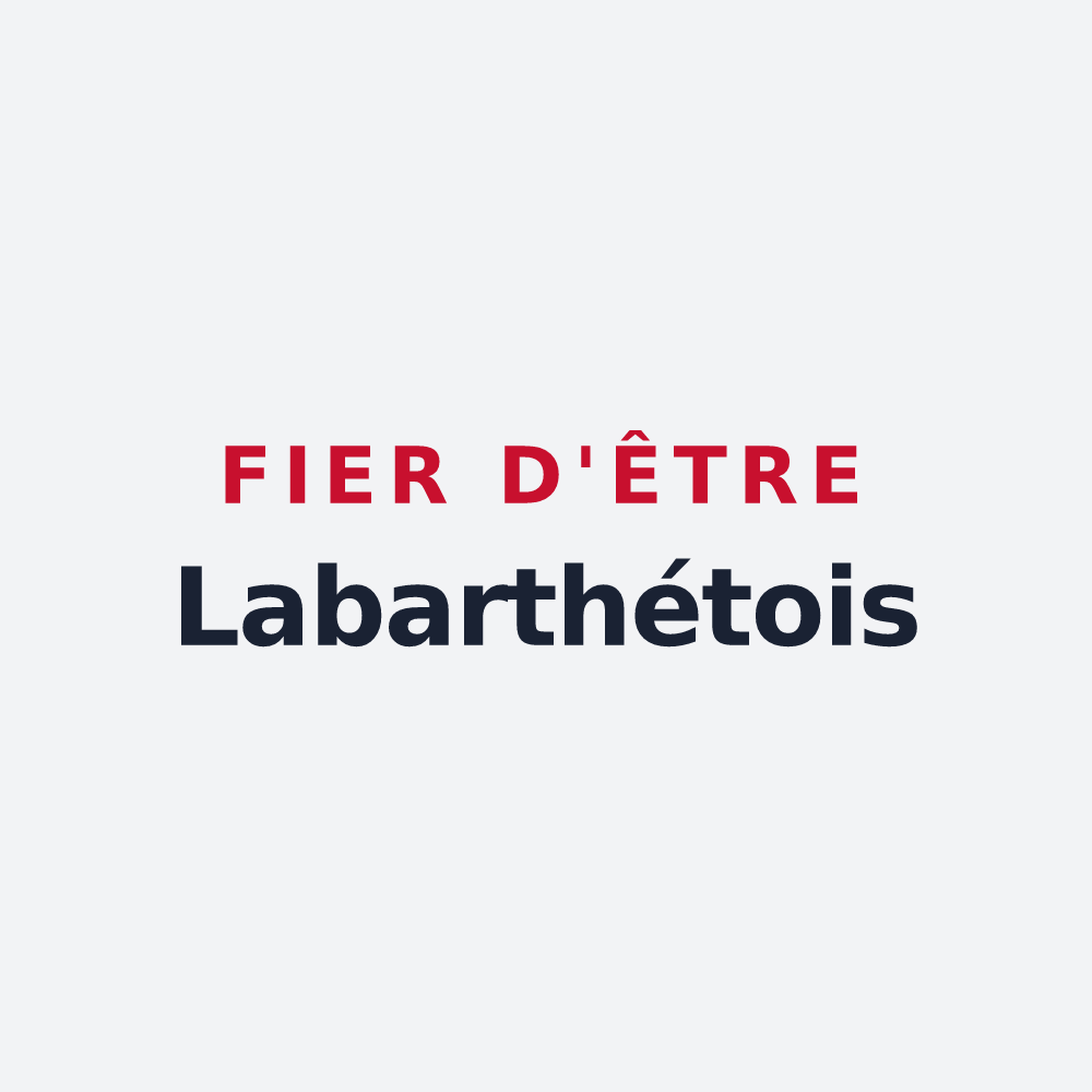 Poster « Fier d'être Labarthétois » — design pour Labarthète