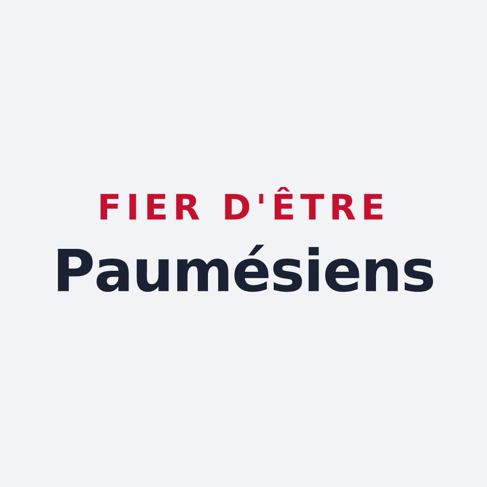 Poster « Fier d'être Paumésiens » — design pour Labastide-Paumès