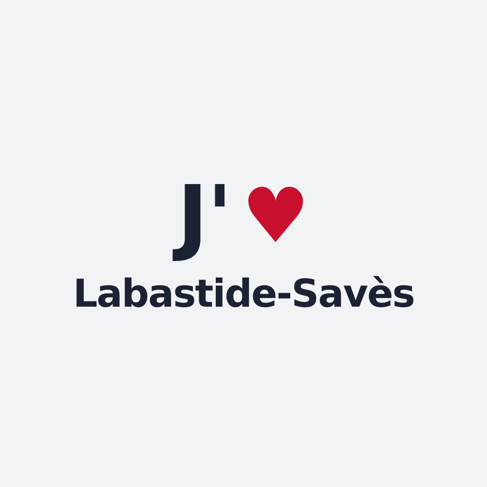 Poster personnalisé Labastide-Savès — design J'aime Labastide-Savès