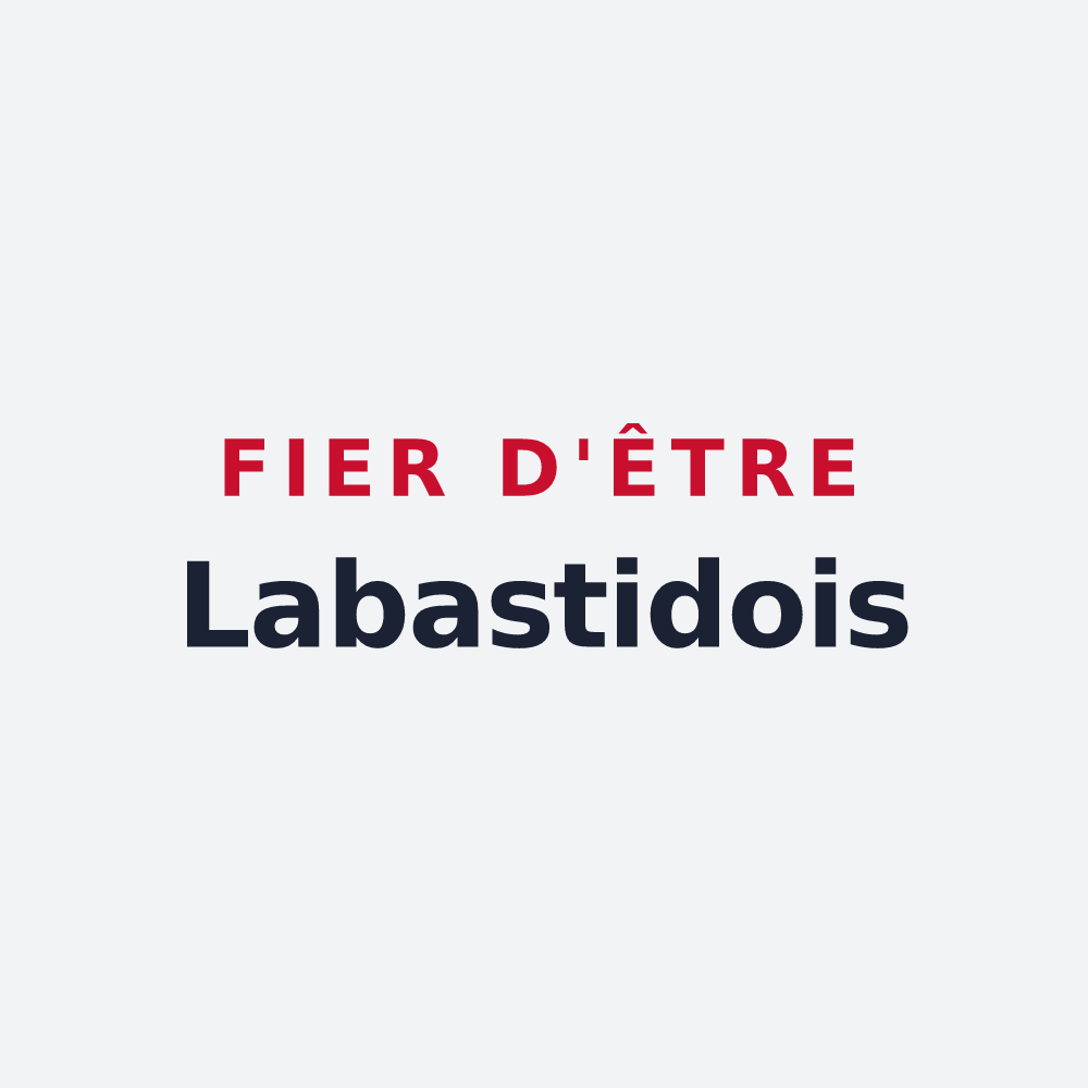 Poster « Fier d'être Labastidois » — design pour Labastide