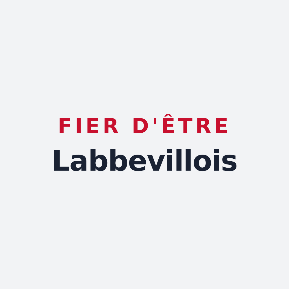 Poster « Fier d'être Labbevillois » — design pour Labbeville