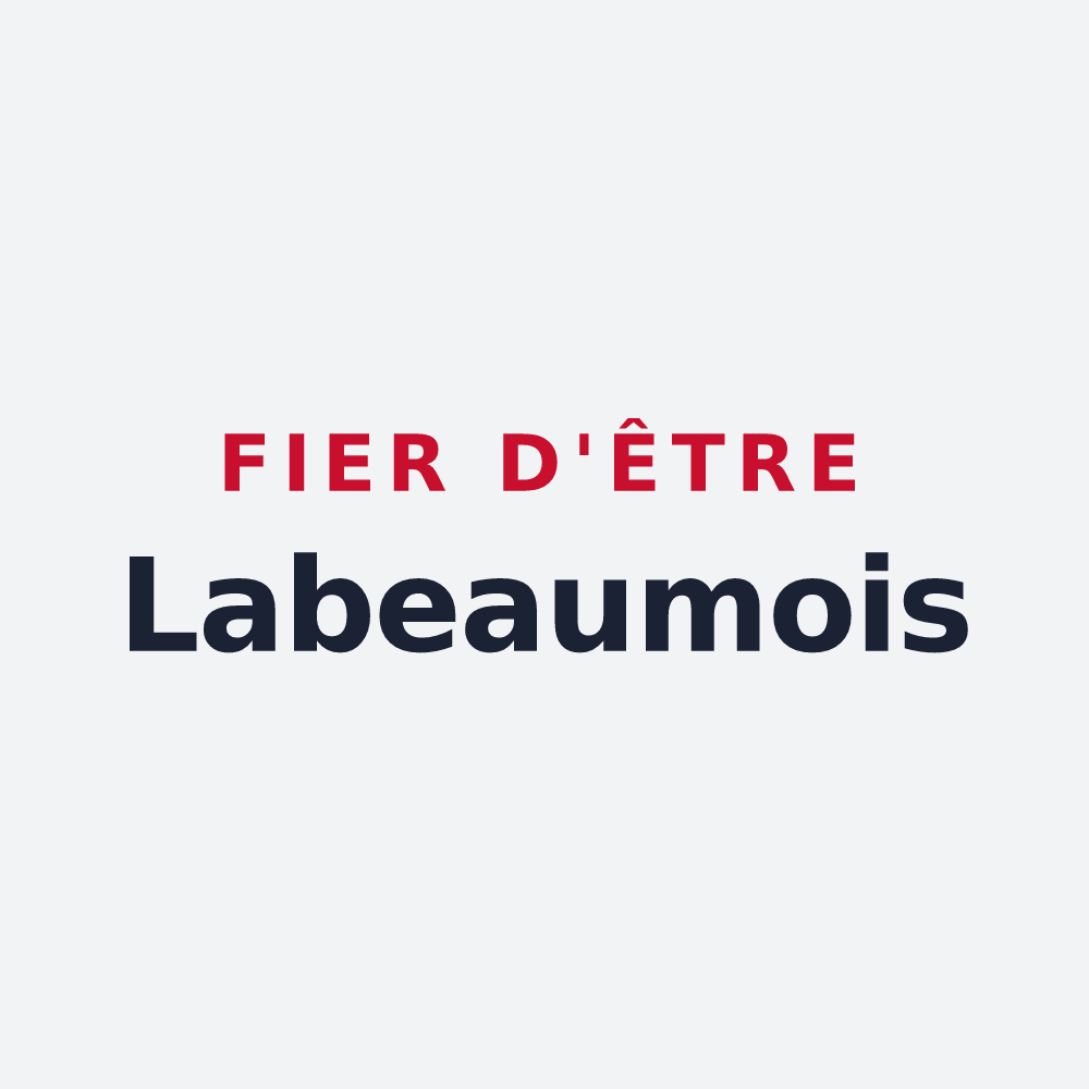 Poster « Fier d'être Labeaumois » — design pour Labeaume