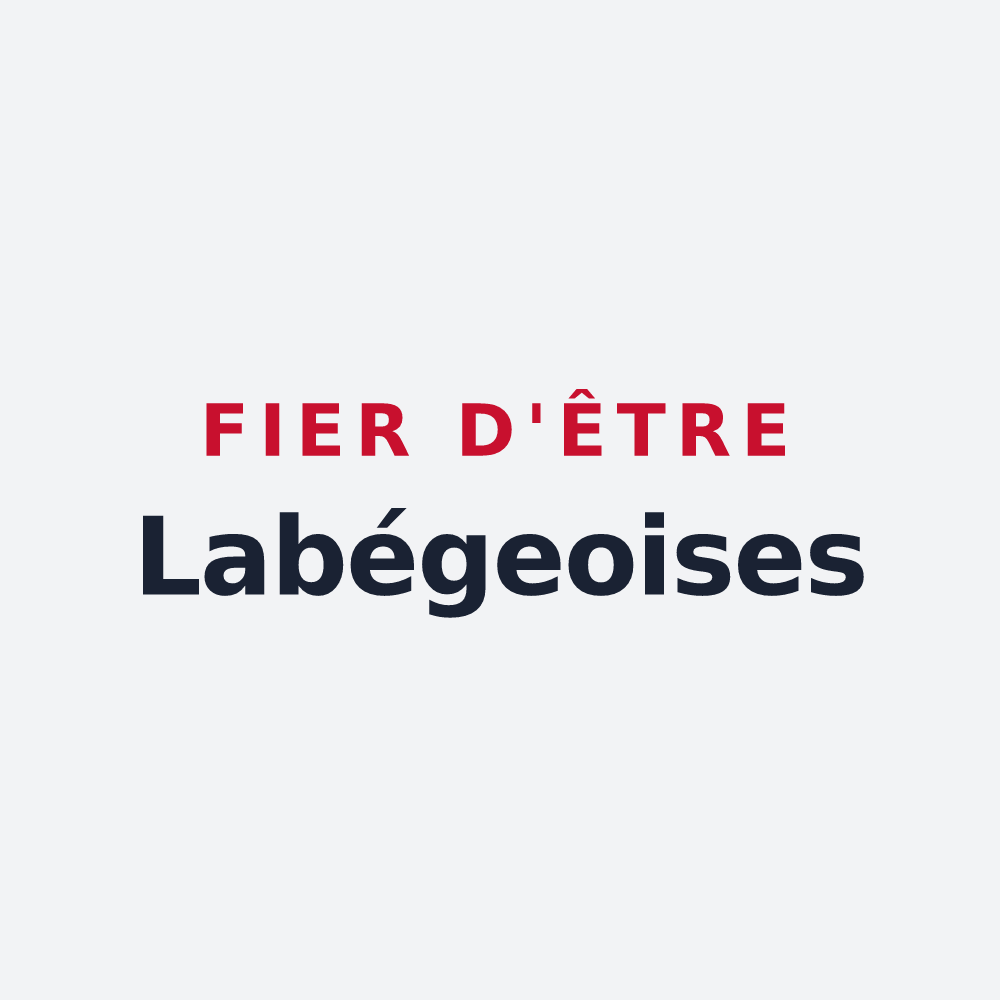 Poster « Fier d'être Labégeoises » — design pour Labège